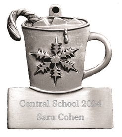 Personalized Cocoa Mug Ornament