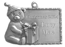 Personalized Teddy with Gift Ornament