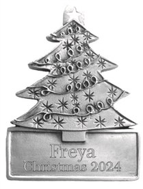 Personalized Filigree Tree Ornament